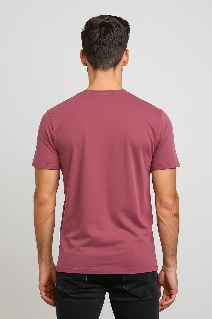 Printed Oversized T-shirt Pink