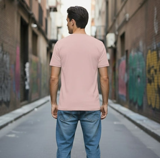 Printed Oversized T-shirt Beige