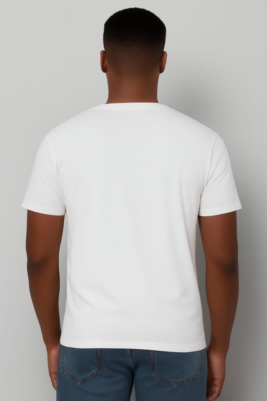 Printed Oversized T-shirt White